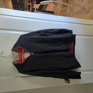 Old Navy Red and Black Fleece Jacket